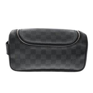 Louis Vuitton Toilette Pouch Damier Graphite Black